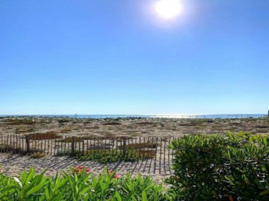 Villa Face A La Mer Sur Le Sable 8 Clim A L'Etage Le Barcares Ngoại thất bức ảnh
